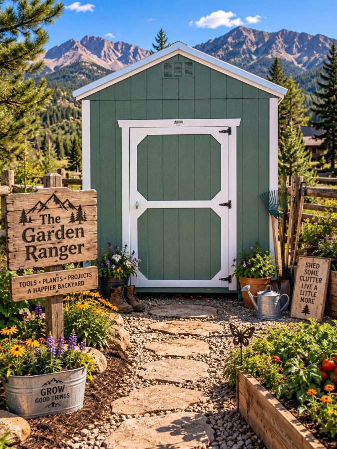 'The Garden Ranger' 8x12 Utility Shed